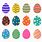 Patterned Easter Eggs