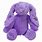 Purple Stuffed Bunny