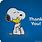 Thank You Snoopy Hug