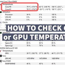 HWMonitor for CPU temperature