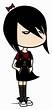 Emo Face Smile Girl Clipart Image