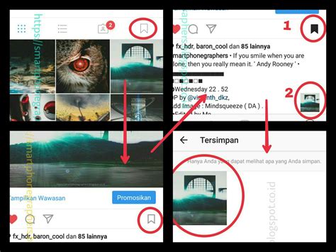 Cara menyimpan gambar dari instagram langsung di handphone