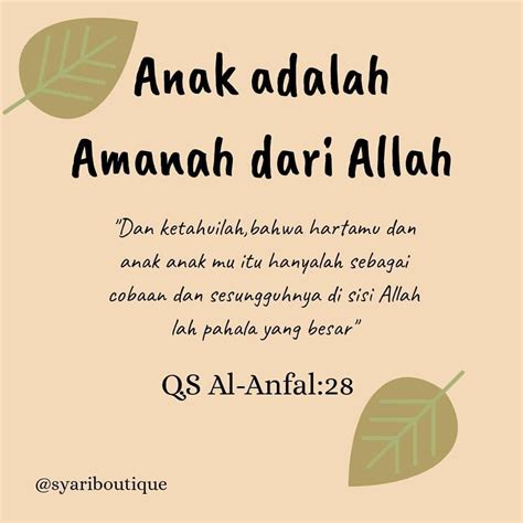 Amanah Allah in Indonesia