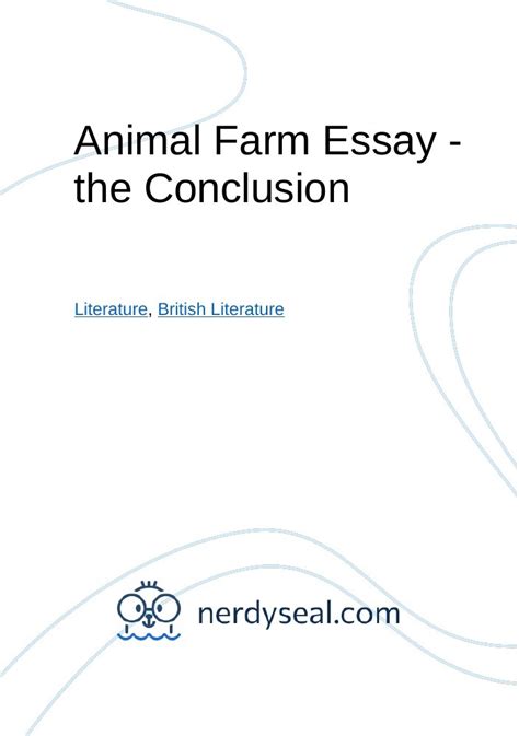 Animal Farm conclusion