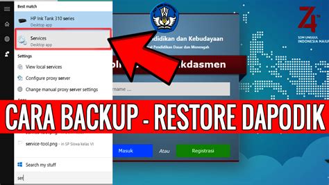 Aplikasi Backup dan Restore