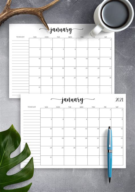 Calendar and To-do List