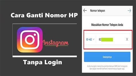 Cara Mengganti Nomor HP di Instagram