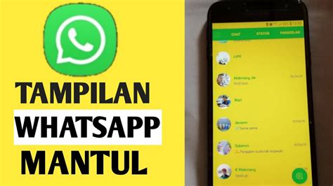 Ganti Warna Tema WhatsApp Plus