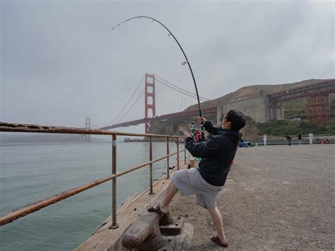 Golden Gate Bridge fishing