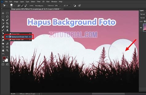 Hapus Bagian yang Tidak Diperlukan di Photoshop