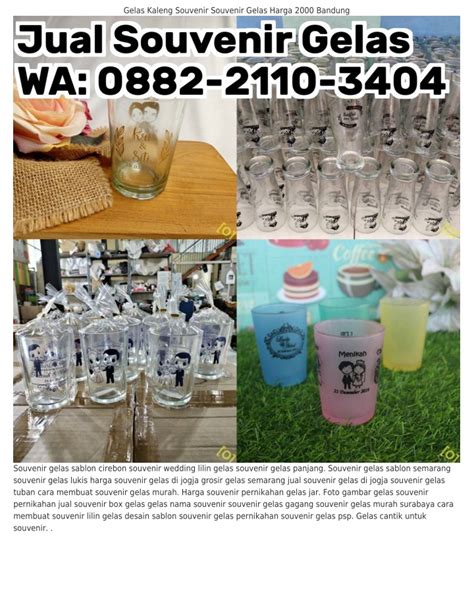 Harga Gelas Souvenir 2000 Kualitas Ok