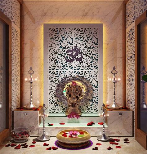 Hindu prayer room design