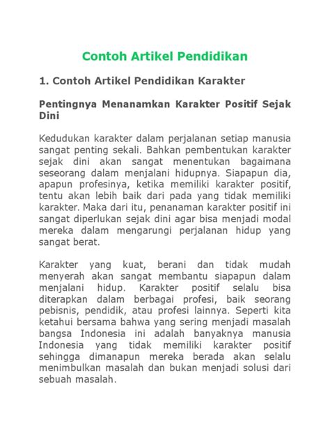 Indonesia Artikel Tema