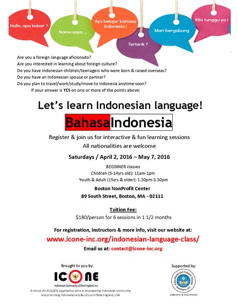 Indonesian Language Class