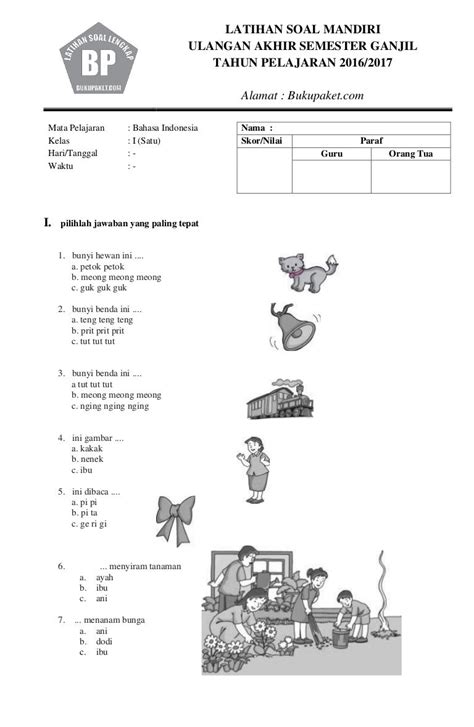 Latihan Soal Indonesia