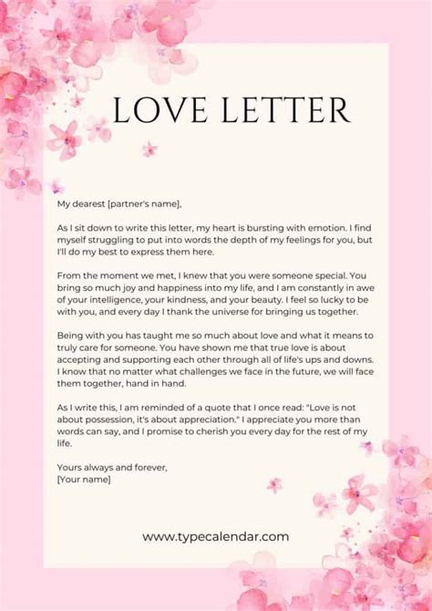 Love You More Love Letter