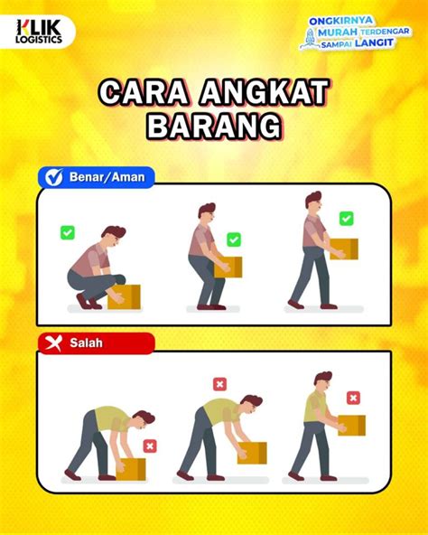 Menghindari mengangkat beban berat