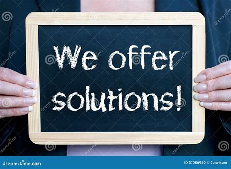 Offer solutions sign