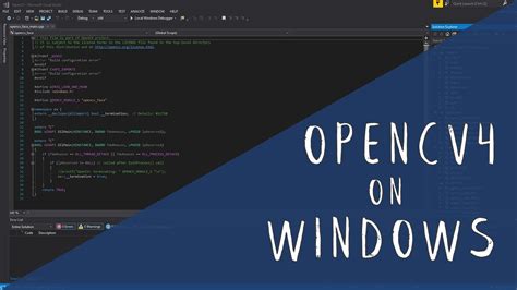 OpenCV Windows Test