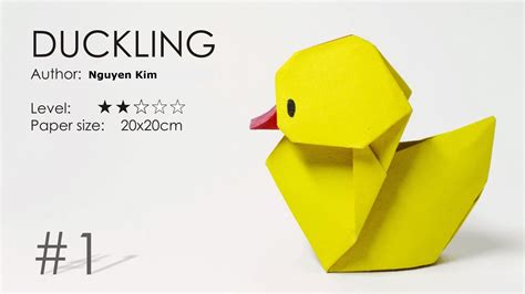 Paper Duck Origami