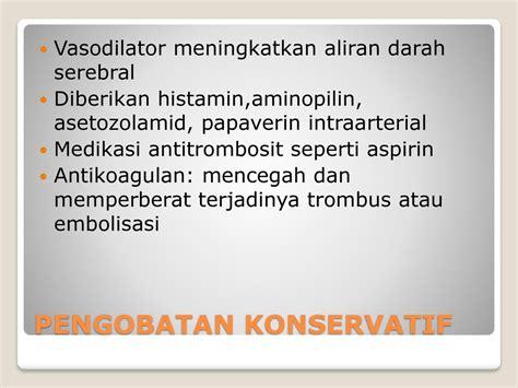 Pengobatan Konservatif