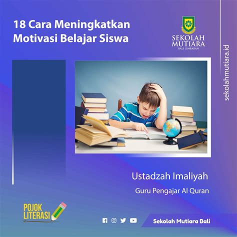 Peningkatan Motivasi Siswa Dalam Belajar