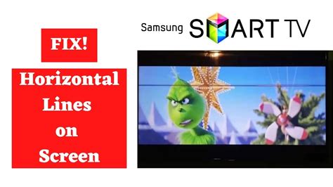 Samsung TV Horizontal Line Issue