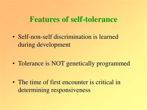 Self-Tolerance in Indonesia