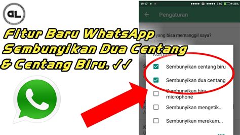 Sembunyikan Centang Biru di WhatsApp iOS