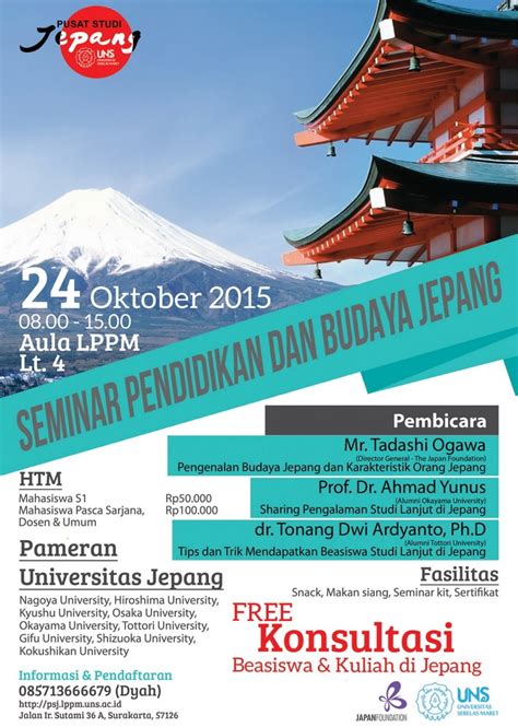 Seminar Budaya Jepang di Indonesia