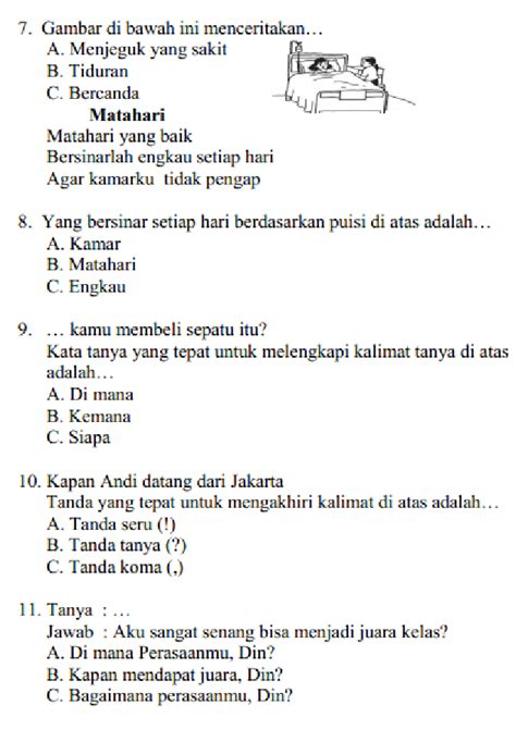 Simpan Waktu untuk Membaca Kembali Jawaban Anda pada Soal Bahasa Indonesia Kelas 7 Semester 2