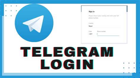 login dengan nomor telepon dan username di Telegram