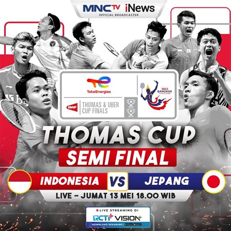 Thomas Cup Indonesia vs Jepang