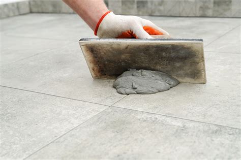 Bathroom Floor Tile Mortar
