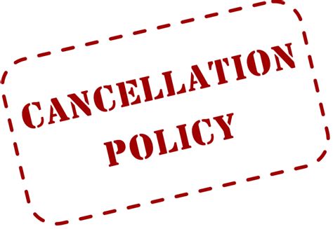 Cancellation Policy