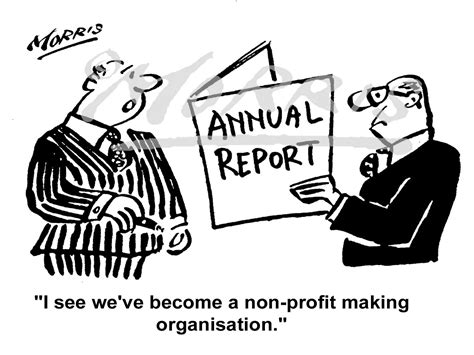 financial report cartoon