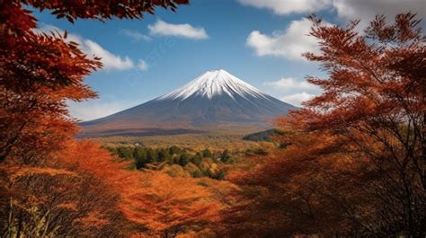gunung fuji musim gugur