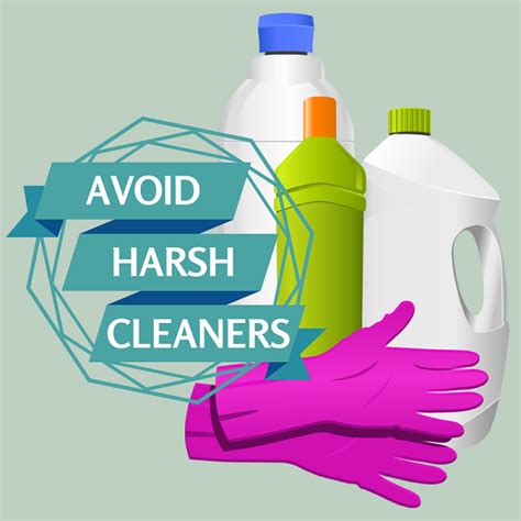harsh chemicals