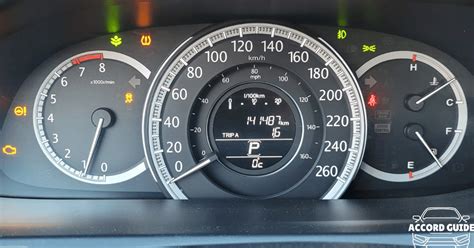 honda accord fcw system indicator