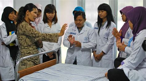 Nurse in Indonesia hospital