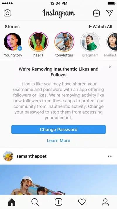penggunaan fake likes di Instagram