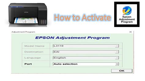 Instalasi Epson Adjustment Program L3110