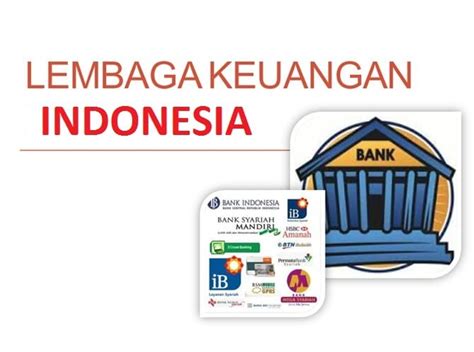 lembaga keuangan Indonesia