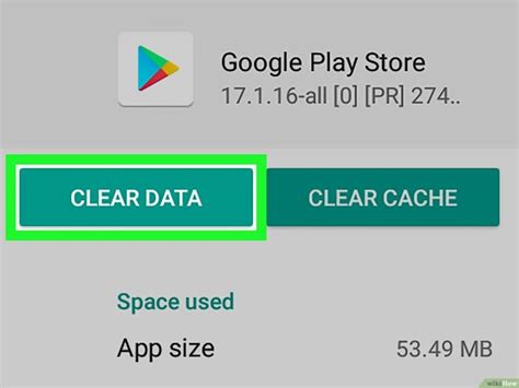 menghapus data google play