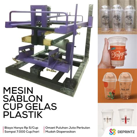 Mesin Sablon Gelas Plastik