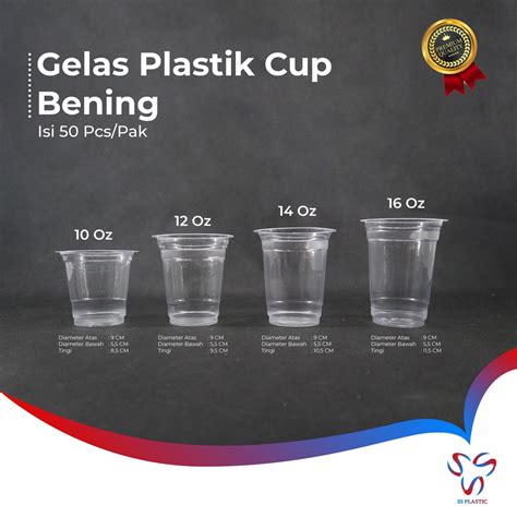 Ukuran Gelas Cup Plastik Surabaya