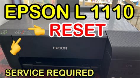 Lakukan Reset Printer Epson L1110