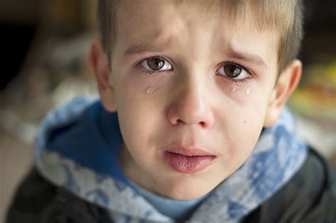 sad crying kid