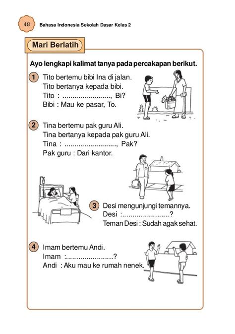 Soal Isian Singkat Bahasa Indonesia Kelas 3 SD