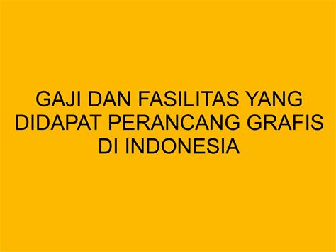 Perancang Grafis Indonesia